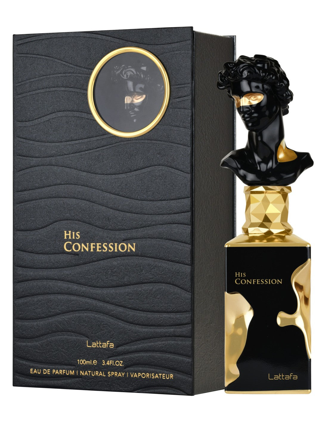 His Confession 100ml - Lattafa - Eau de Parfum para Hombres